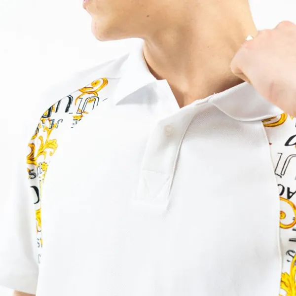 Áo Polo Versace Jeans Couture 74GAG613 JS149 G03 Màu Trắng Size M - Thời trang - Vua Hàng Hiệu