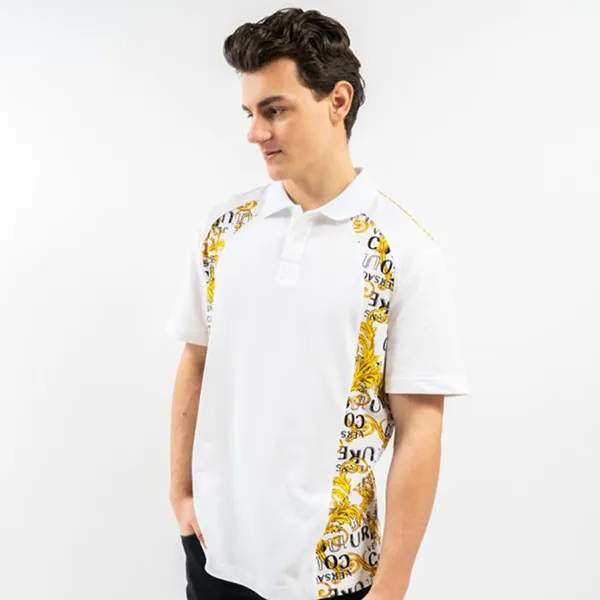 Áo Polo Versace Jeans Couture 74GAG613 JS149 G03 Màu Trắng Size M - Thời trang - Vua Hàng Hiệu