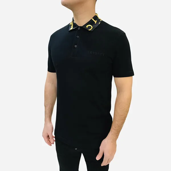Áo Polo Versace Jeans Couture Màu Đen Size S