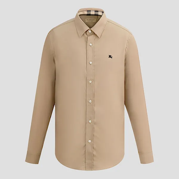 Áo Sơ Mi Nam Burberry Cambridge Cotton Beige 80362881 Màu Be Size XS - Thời trang - Vua Hàng Hiệu