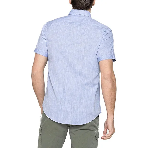 Áo Sơ Mi Cộc Tay Carrera Jeans 213C1240A_669 Màu Xanh Nhạt Size L