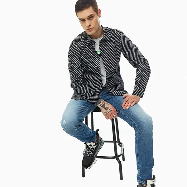 Áo Sơ Mi Diesel Men's Shirt 00S96F 9XXA Màu Đen Size S - Thời trang - Vua Hàng Hiệu