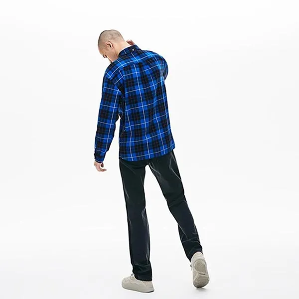 Áo Sơ Mi Lacoste Men's Checkered Colorful Shirt CH8207 2TZ Màu Kẻ Xanh Đậm Size XS - Thời trang - Vua Hàng Hiệu
