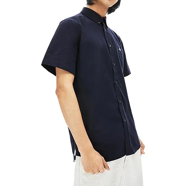 Áo Sơ Mi Lacoste Regular CH4975423 Màu Xanh Navy Size 38