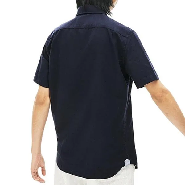 Áo Sơ Mi Lacoste Regular CH4975423 Màu Xanh Navy Size 38