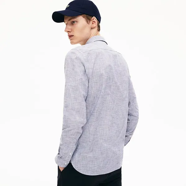 Áo Sơ Mi Lacoste Slim Fit CH6905 PJA Màu Xám Size S - Thời trang - Vua Hàng Hiệu