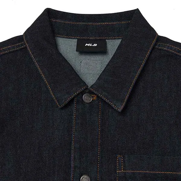 Áo Sơ Mi MLB Denim New York Yankees 3ADRH0131-50NYS Màu Xanh Navy Size XS - Thời trang - Vua Hàng Hiệu