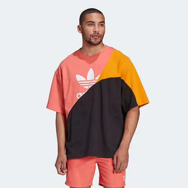 Áo Thun Adidas Adicolor Color Block T-Shirt HC4498 Phối Màu Size M - Thời trang - Vua Hàng Hiệu