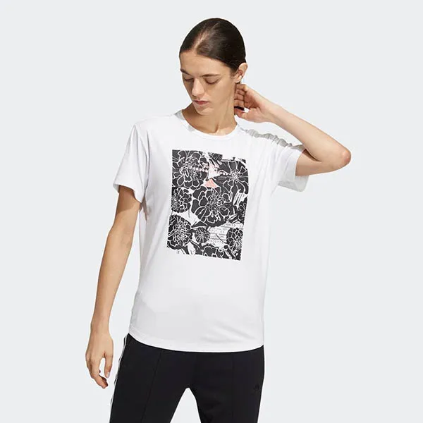 Áo Thun Adidas Loose Fit Wording Graphic Short Sleeve T-Shirt HC2525 Màu Trắng Size S - Thời trang - Vua Hàng Hiệu