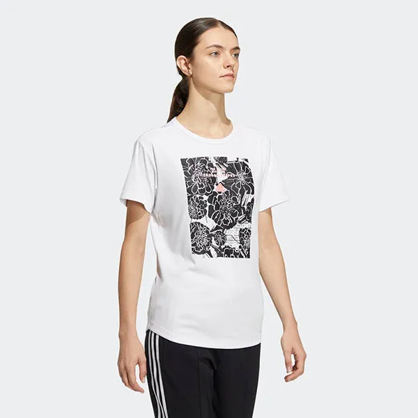 Áo Thun Adidas Loose Fit Wording Graphic Short Sleeve T-Shirt HC2525 Màu Trắng Size S - Thời trang - Vua Hàng Hiệu