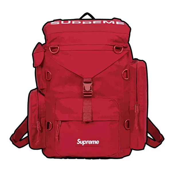 Balo Supreme 23SS Field Backpack Red Màu Đỏ - Túi xách - Vua Hàng Hiệu