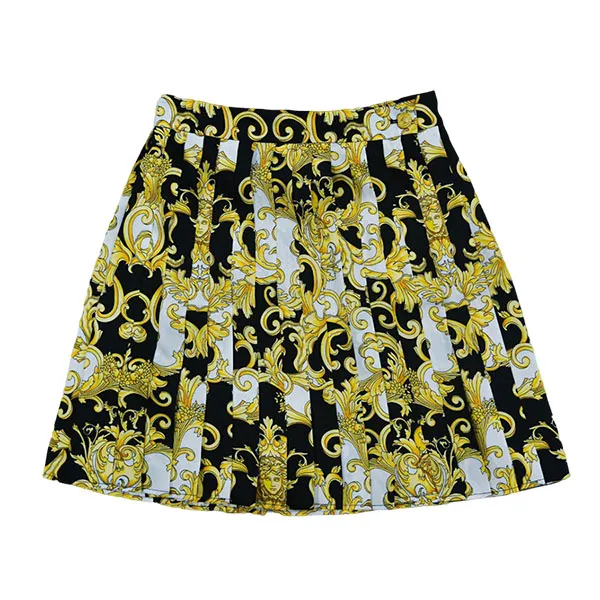 Chân Váy Versace Logo Baroque Printed 1008399 1A06020 5B070 Phối Màu
