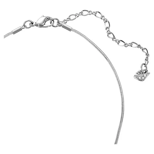 Dây Chuyền Swarovski Circle Pendant Round Shape, White, Rhodium Plated 5646720 Màu Bạc
