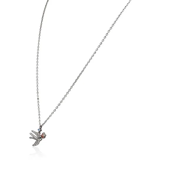 Dây Chuyền Swarovski Rhodium Plated Travel Bird Pendant Necklace 5526488 Màu Bạc - 4