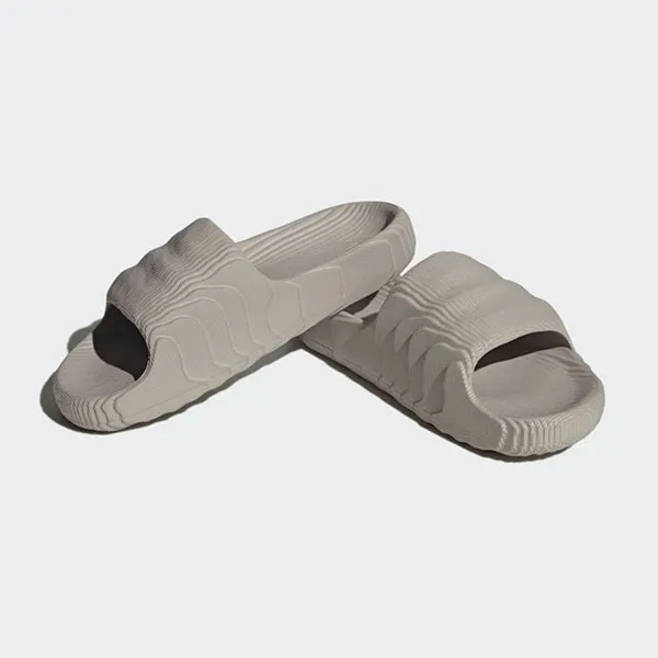 Dép Adidas Adilette 22 Slides Light Brown HQ4670 Màu Nâu - Dép - Vua Hàng Hiệu