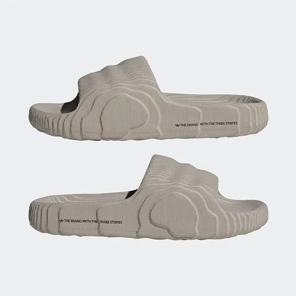 Dép Adidas Adilette 22 Slides Light Brown HQ4670 Màu Nâu - Dép - Vua Hàng Hiệu