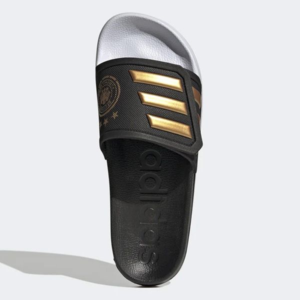Dép Adidas Adilette TND Germany Core Black Tactile Gold Metallic GX9706 Màu Đen Trắng Size 39 - 3