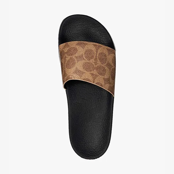 Dép Coach Udele Sport Slide In Signature Canvas Màu Đen Size 36