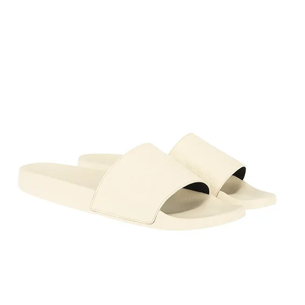 Dép Gucci GG Logo Microsima Slippers Màu Trắng - Dép - Vua Hàng Hiệu