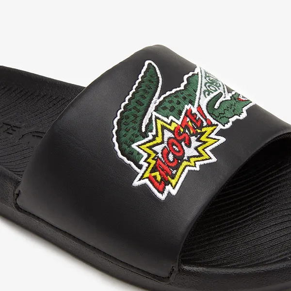 Dép Lacoste Croco Slide 222 5CMA CM00034 Màu Đen Size 8 - Dép - Vua Hàng Hiệu