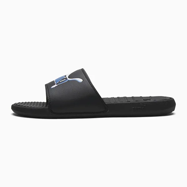 Dép Puma Cool Cat Leap Men's Slides 383441-05 Màu Đen Họa Tiết Xanh Size 40.5