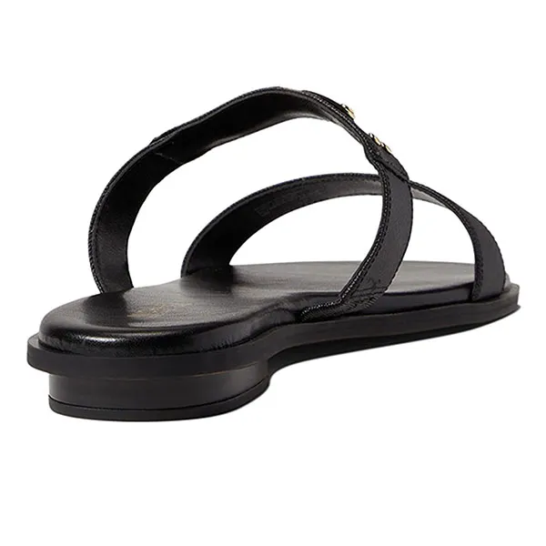 Dép Sandal Michael Kors MK Slide Plate Màu Đen - Dép - Vua Hàng Hiệu