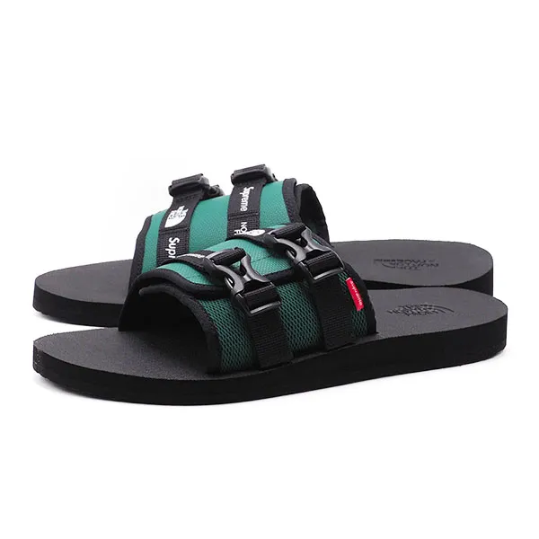 Dép Supreme The North Face Trekking Sandal Green/Black NF02253I Màu Xanh Đen Size 41 - Dép - Vua Hàng Hiệu