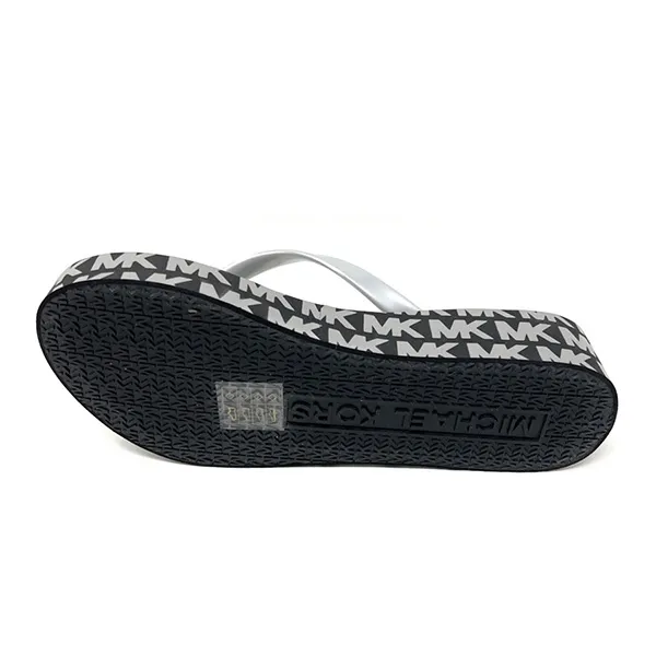 Dép Xỏ Ngón Michael Kors MK Bedford Glam Flip Flop Màu Đen Size 37.5