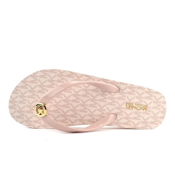 Dép Xỏ Ngón Michael Kors MK Logo DK Ballet 'Pink' Flip Flop Màu Hồng Size 37.5