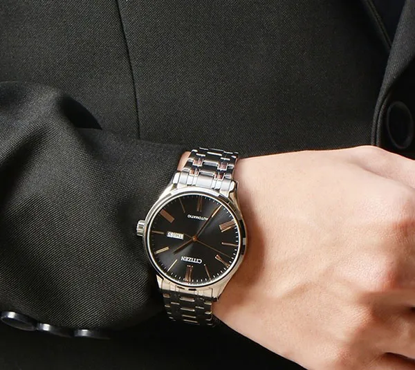 Đồng Hồ Nam Citizen NH8360-80J Automatic Kính Khoáng Size Mặt 41mm Màu Bạc