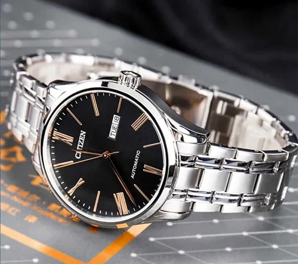 Đồng Hồ Nam Citizen NH8360-80J Automatic Kính Khoáng Size Mặt 41mm Màu Bạc