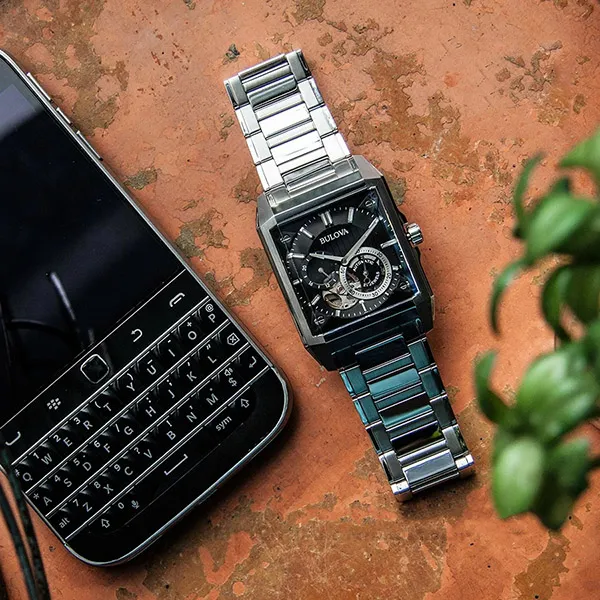 Đồng Hồ Nam Bulova 96A194 Màu Bạc