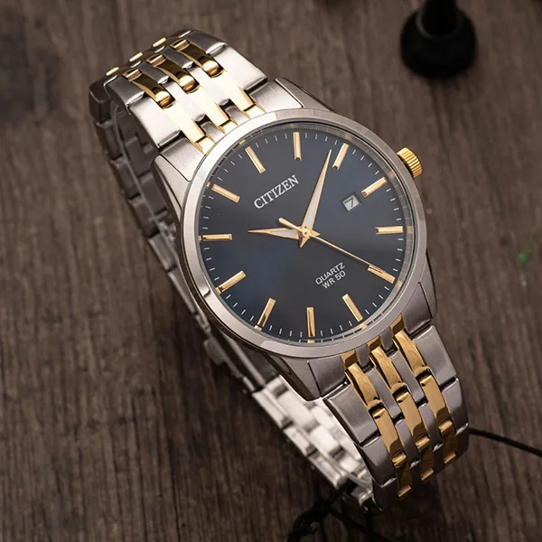 Đồng Hồ Nam Citizen BI5006-81L 39mm Màu Xanh Bạc