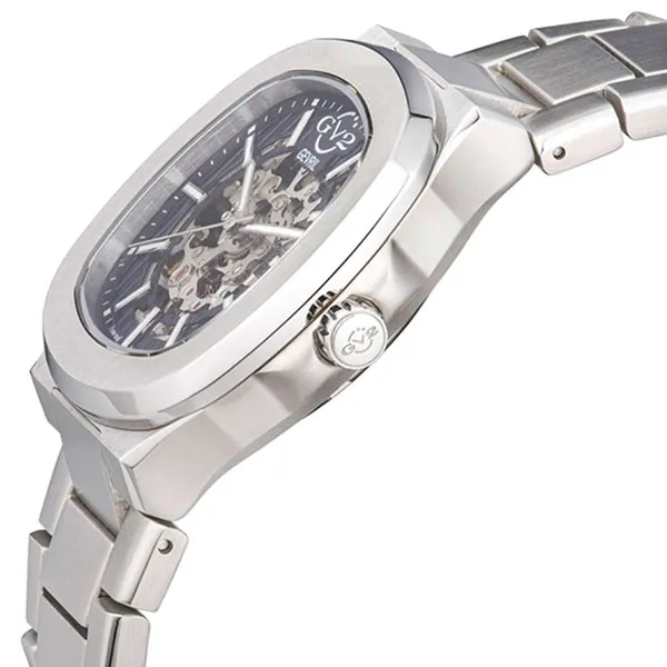 Đồng Hồ Nam GV2 By Gevril Potente Men's Watch 18110 Màu Xanh Bạc