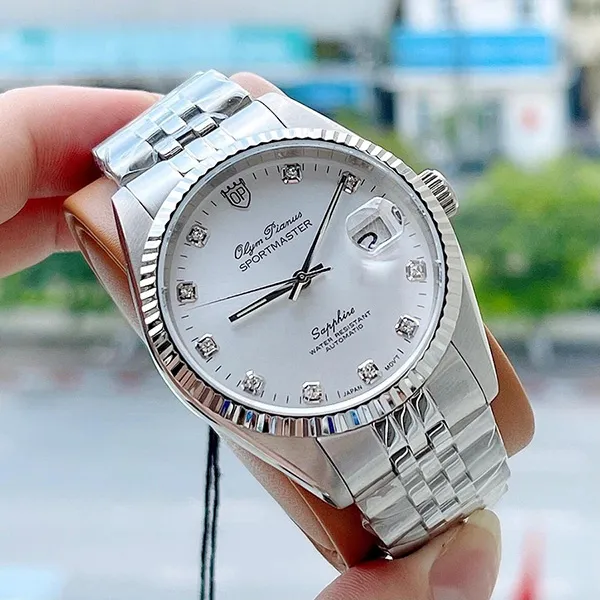 Đồng Hồ Nam Olym Pianus OP89322AGS-T Màu Bạc - Đồng hồ - Vua Hàng Hiệu