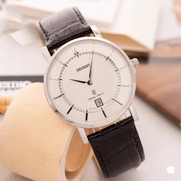 Đồng Hồ Nam Orient Quartz FGW01007W0 Màu Nâu