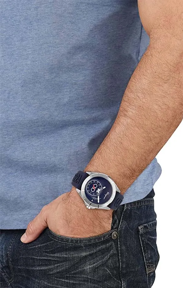Đồng Hồ Nam Salvatore Ferragamo Mens Blue 43 mm Ferragamo Urban Watch SF1Y01221 Màu Xanh Navy
