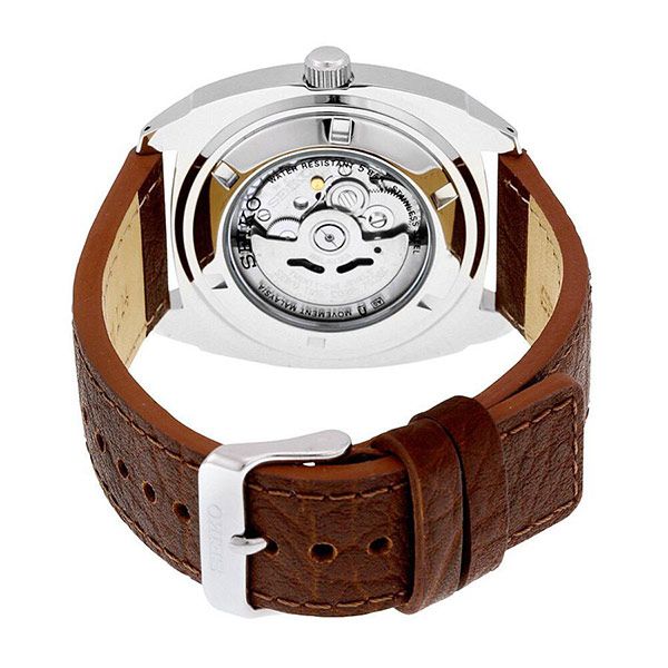 Đồng Hồ Nam Seiko Recraft Automatic Blue Dial Brown Leather Men's Watch SNKN37 Màu Xanh - 4