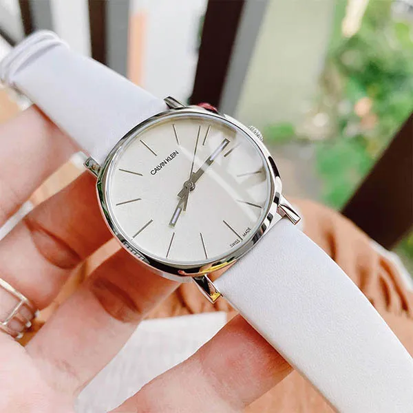 Đồng Hồ Nữ Calvin Klein CK Posh Quartz White Dial Watch 32mm K8Q331L2 Màu Trắng - Đồng hồ - Vua Hàng Hiệu