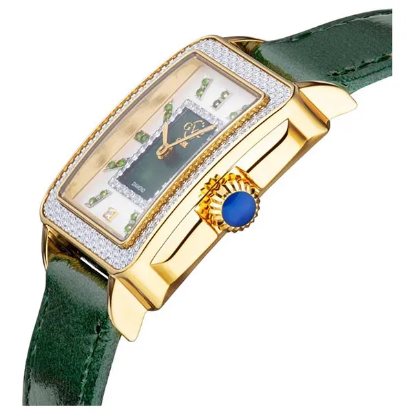 Đồng Hồ Nữ Gevril GV2 Padova Gemstone Women's Watch Màu Xanh Green
