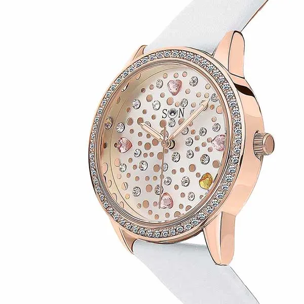 Đồng Hồ Nữ Sunlight 337931 For Women Màu Vàng Hồng - Trắng - Đồng hồ - Vua Hàng Hiệu