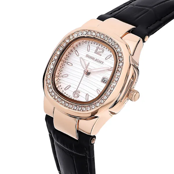 Đồng Hồ Nữ Sunlight Watches For Women 337441 Màu Đen Vàng - Đồng hồ - Vua Hàng Hiệu