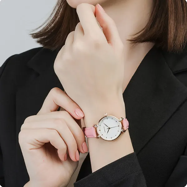 Đồng Hồ Nữ Sunlight Watches For Women 75775 Màu Hồng