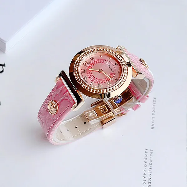 Đồng Hồ Nữ Versace P5Q80D111S111 Quartz Vanity Pink Dial Màu Hồng Vàng - Đồng hồ - Vua Hàng Hiệu