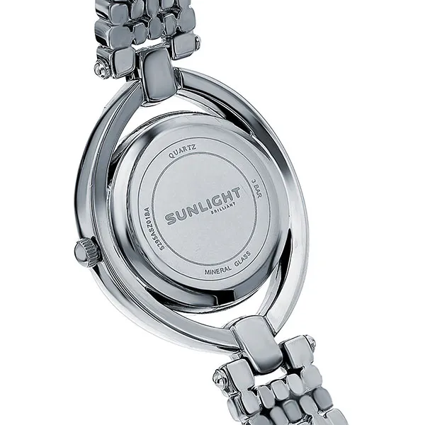 Đồng Hồ Sunlight Oval 26mm 337415 Màu Trắng Bạc - Đồng hồ - Vua Hàng Hiệu