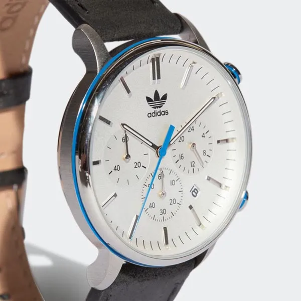 Đồng Hồ Unisex Adidas Code One Chrono L GA8777 Màu Đen Trắng
