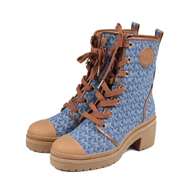 Giày Boot Michael Kors MK Corey Bootie Stiefel Phối Màu Size 38