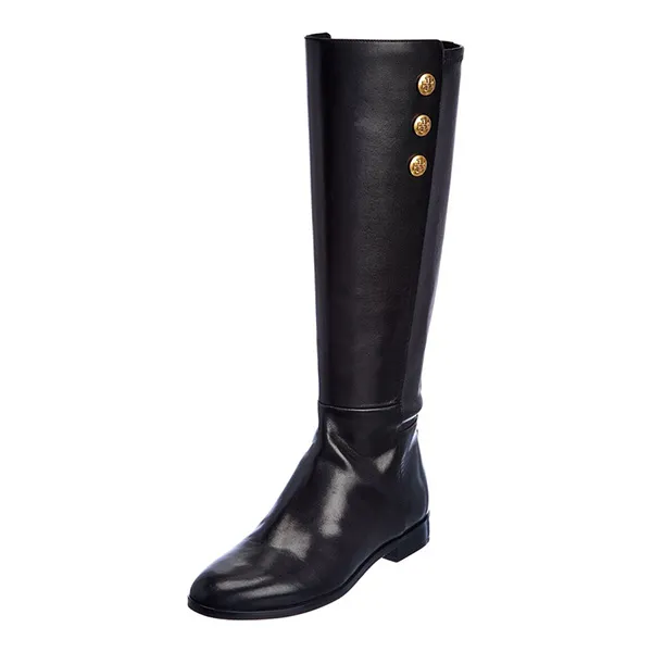 Mua Giày Boot Tory Burch Naomi 25 Leather Tall Boot In Black Màu Đen Size  36 - Tory Burch - Mua tại Vua Hàng Hiệu h077530