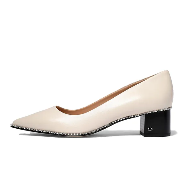 Giày Cao Gót Coach Willa Pump G4610 Màu Trắng Size 36 - Giày - Vua Hàng Hiệu