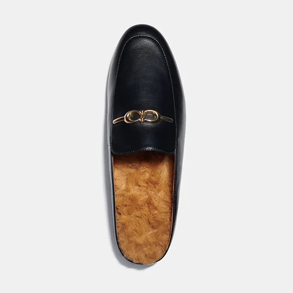 Giày Hở Gót Coach Sienna Slide C7026 Màu Đen Size 36.5 - Giày - Vua Hàng Hiệu